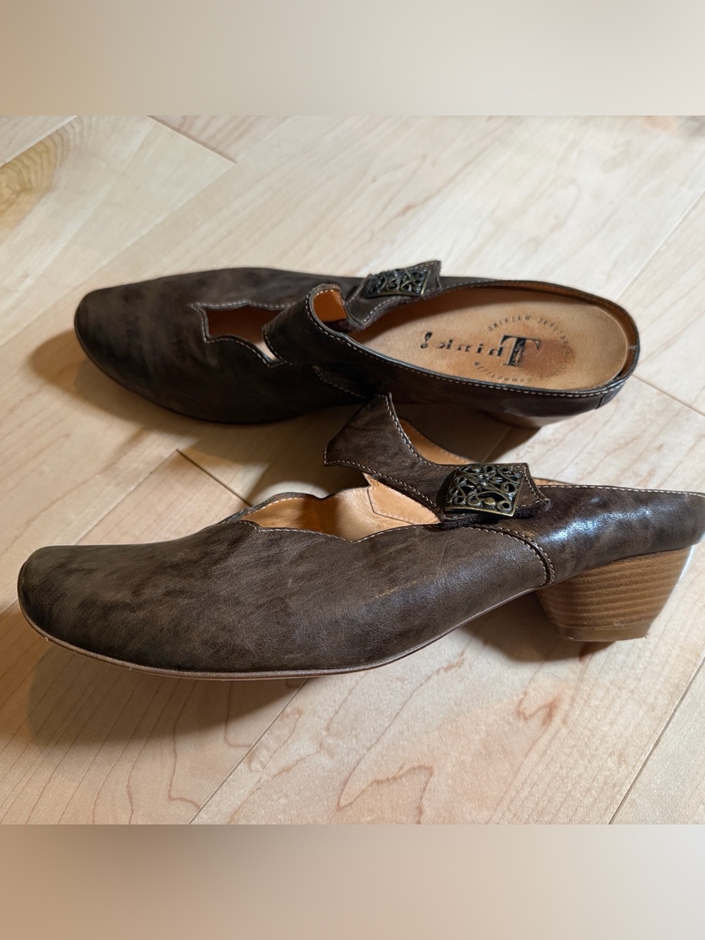Think! Sandals 41 brown leather